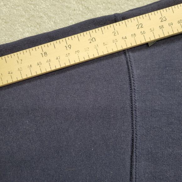 Vintage 90s Lee Blank Navy Blue Midweight Sweatshirt Made USA Men’s Small 26x23 - Picture 5 of 6